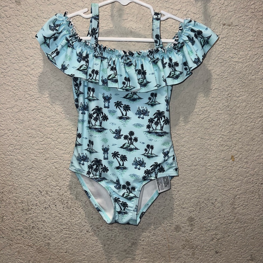 Disney Light Blue Tropical Swimsuit Stitch